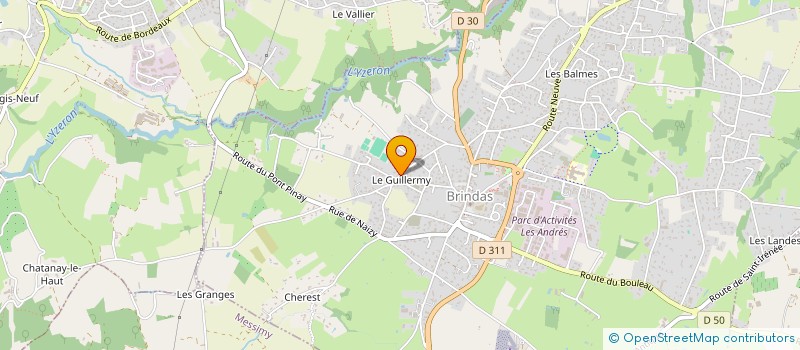 localisation de l'entreprise MONSIEUR FABIEN GASARABWE  BRINDAS