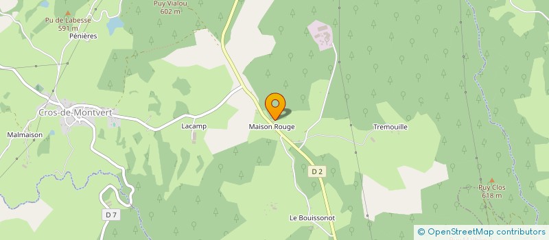 localisation de l'entreprise MONSIEUR FABIEN GASQUET à CROS-DE-MONTVERT