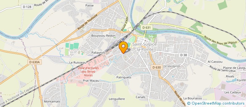 localisation de l'entreprise MONSIEUR FABIEN GASTALDELLO à SAINT-SULPICE-LA-POINTE