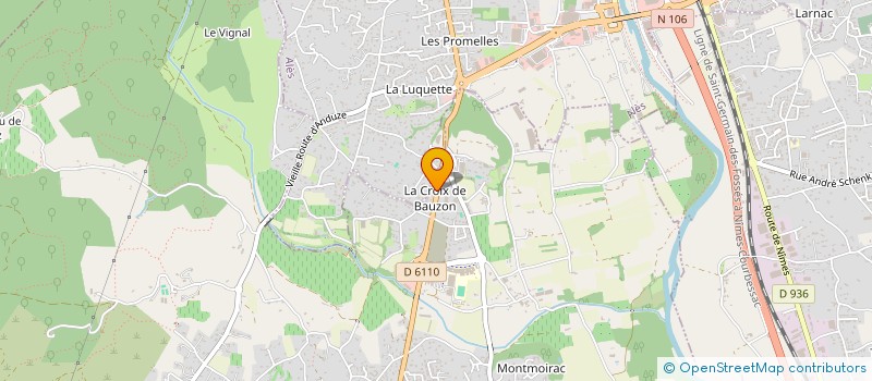 localisation de l'entreprise MONSIEUR FABIEN GATINEAU  SAINT-CHRISTOL-LEZ-ALES