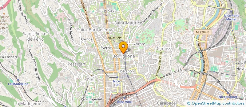 localisation de l'entreprise MONSIEUR FABIEN GAUTIER  NICE