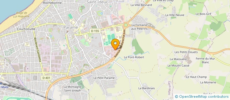 localisation de l'entreprise MONSIEUR FABIEN GAUTIER  SAINT-MALO