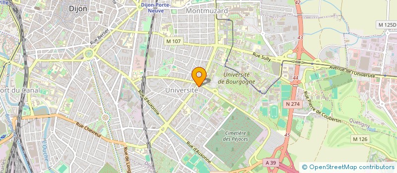 localisation de l'entreprise MONSIEUR FABIEN GAY à DIJON