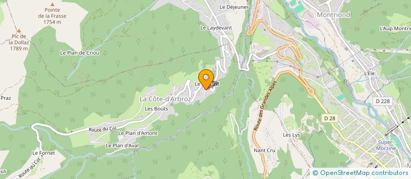 localisation de l'entreprise MONSIEUR FABIEN GAYDON  ESSERT-ROMAND