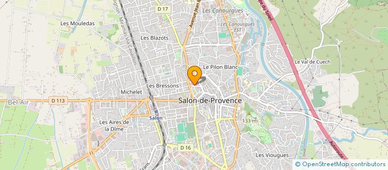 localisation de l'entreprise MONSIEUR FABIEN GAYRAUD  SALON-DE-PROVENCE