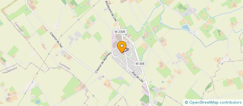 localisation de l'entreprise MONSIEUR FABIEN GAZULLA  COMINES