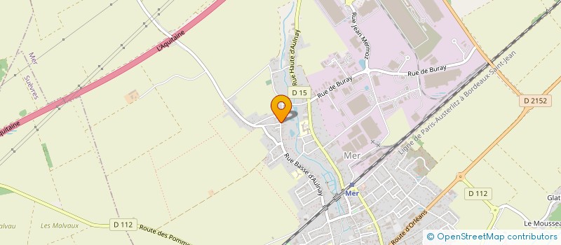 localisation de l'entreprise MONSIEUR FABIEN GELY  MER