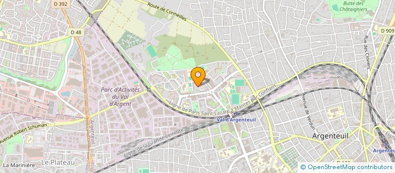 localisation de l'entreprise MONSIEUR FABIEN GENEREUX  ARGENTEUIL