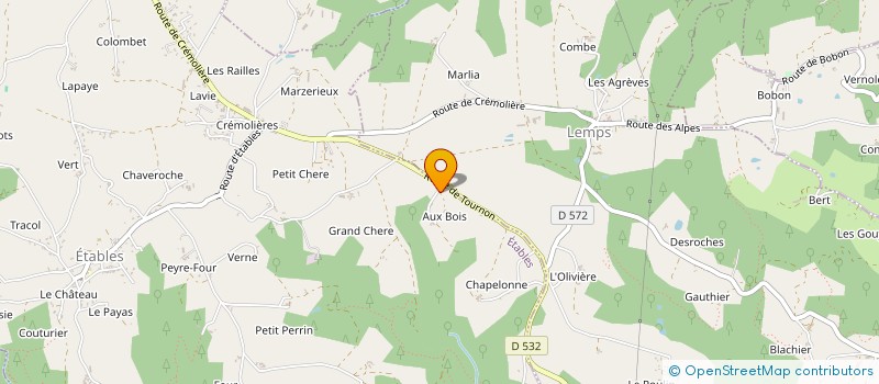 localisation de l'entreprise MONSIEUR FABIEN GENIN  ETABLES