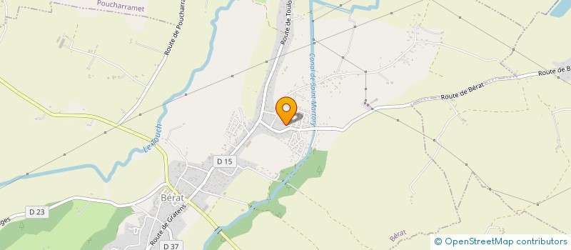 localisation de l'entreprise MONSIEUR FABIEN GENOT  BERAT