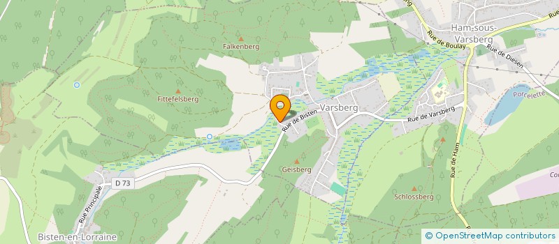 localisation de l'entreprise MONSIEUR FABIEN GENSLER  VARSBERG