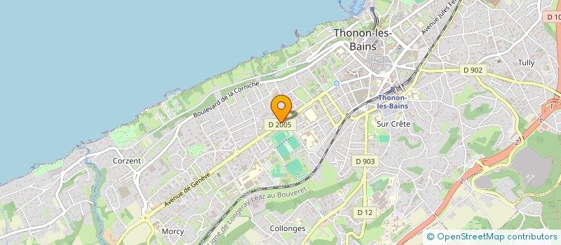 localisation de l'entreprise MONSIEUR FABIEN GEORGES à THONON-LES-BAINS