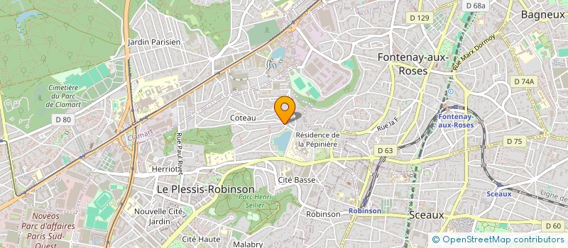 localisation de l'entreprise MONSIEUR FABIEN GERARD  DAMPIERRE-EN-YVELINES