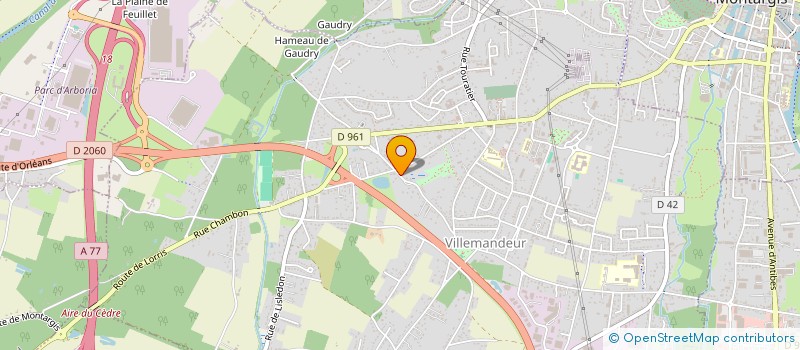 localisation de l'entreprise MONSIEUR FABIEN GERE à VILLEMANDEUR