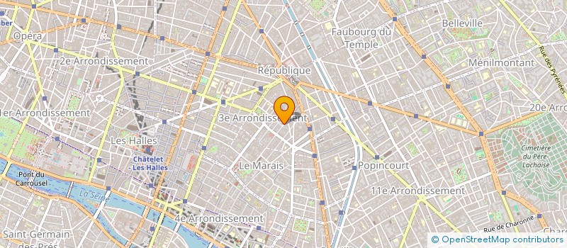 localisation de l'entreprise MONSIEUR FABIEN GERLIER  PARIS