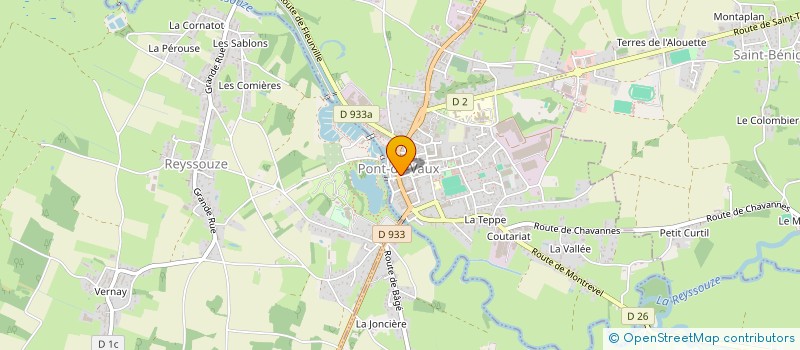 localisation de l'entreprise MONSIEUR FABIEN GERMANI  PONT-DE-VAUX