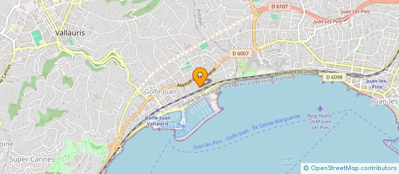 localisation de l'entreprise MONSIEUR FABIEN GIACOMONI  VALLAURIS