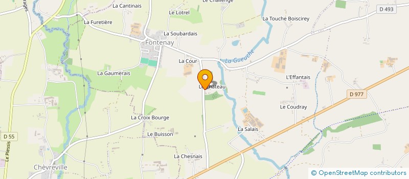 localisation de l'entreprise MONSIEUR FABIEN GIBAUTS  ROMAGNY FONTENAY