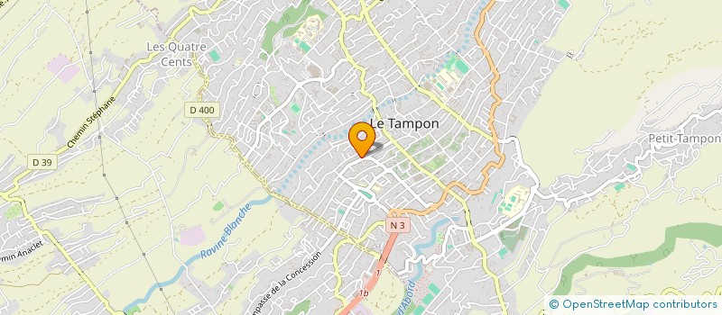 localisation de l'entreprise MONSIEUR FABIEN GIGAN à LE TAMPON