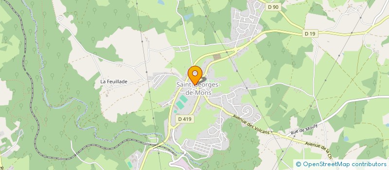 localisation de l'entreprise MONSIEUR FABIEN GILBERT  SAINT-GEORGES-DE-MONS