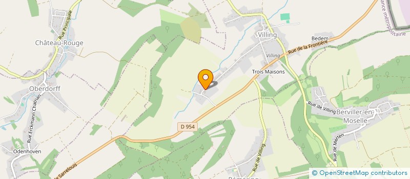 localisation de l'entreprise MONSIEUR FABIEN GILLOT  VILLING