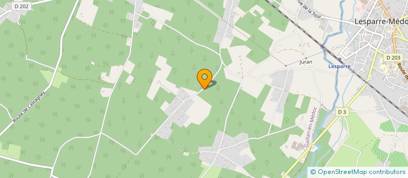 localisation de l'entreprise MONSIEUR FABIEN GILLOUX  GAILLAN-EN-MEDOC