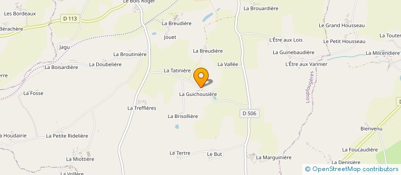 localisation de l'entreprise MONSIEUR FABIEN GILOT  LOUPFOUGERES