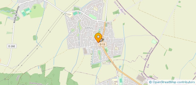 localisation de l'entreprise MONSIEUR FABIEN GIMENEZ  OTHIS