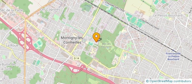 localisation de l'entreprise MONSIEUR FABIEN GIRARD  MONTIGNY-LES-CORMEILLES