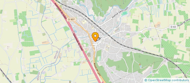 localisation de l'entreprise MONSIEUR FABIEN GIRARDIN  PIOLENC