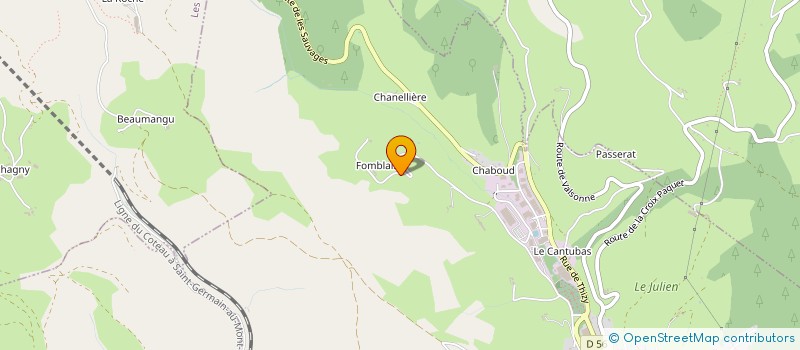 localisation de l'entreprise MONSIEUR FABIEN GIRAUD  TARARE