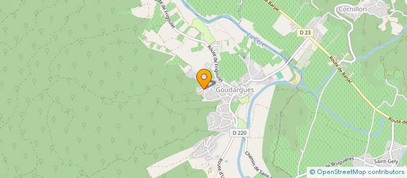 localisation de l'entreprise MONSIEUR FABIEN GIRODIER à GOUDARGUES