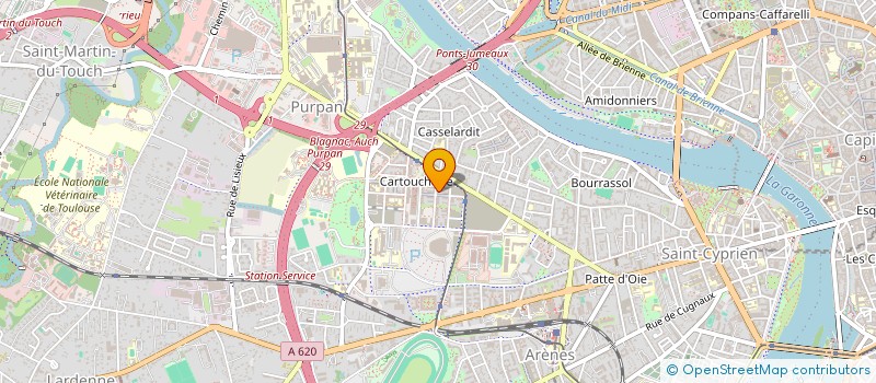localisation de l'entreprise MONSIEUR FABIEN GOARNE à TOULOUSE