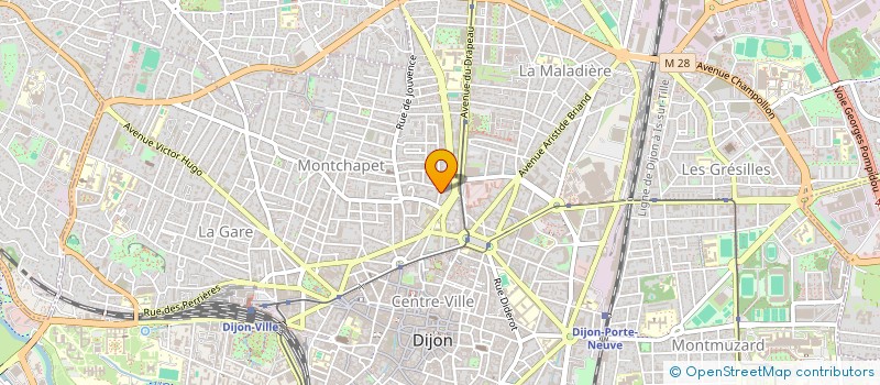localisation de l'entreprise MONSIEUR FABIEN GOBY à DIJON