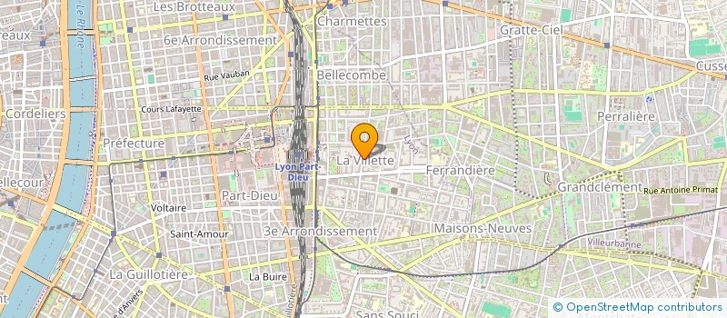 localisation de l'entreprise MONSIEUR FABIEN GODARD  LYON