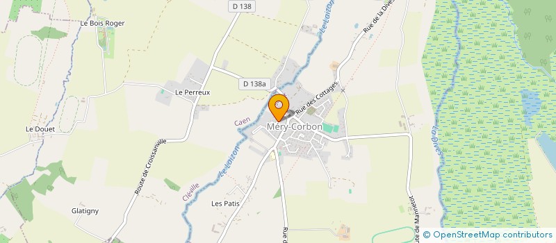 localisation de l'entreprise MONSIEUR FABIEN GODEY  MERY-BISSIERES-EN-AUGE