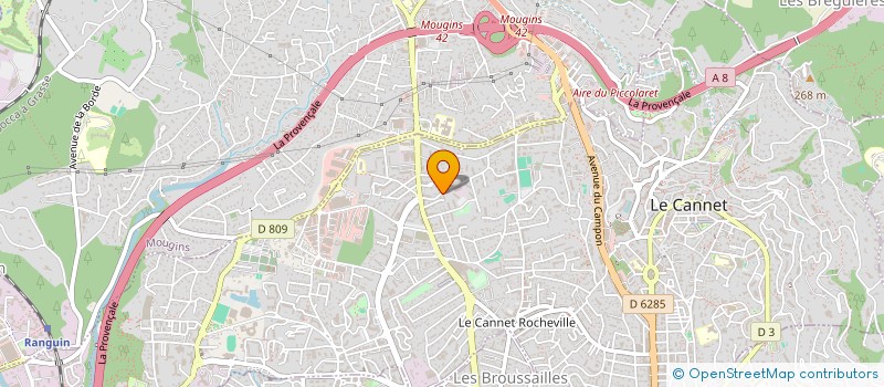 localisation de l'entreprise MONSIEUR FABIEN GODIN  MOUANS-SARTOUX