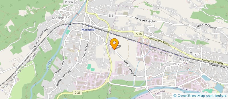 localisation de l'entreprise MONSIEUR FABIEN GOMES  THYEZ