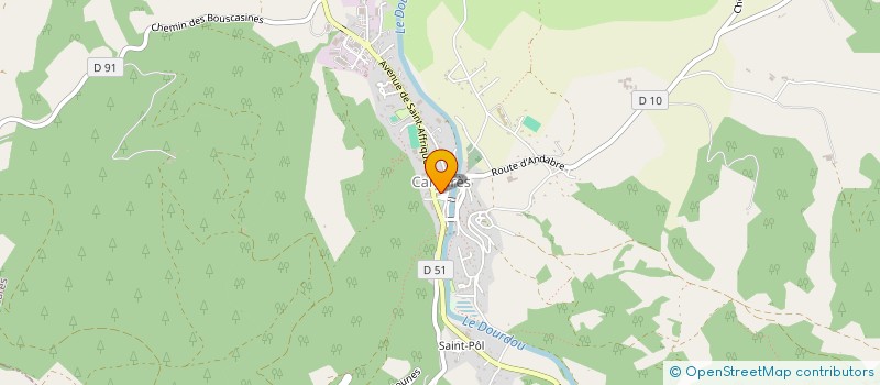 localisation de l'entreprise MONSIEUR FABIEN GOMEZ  CAMARES