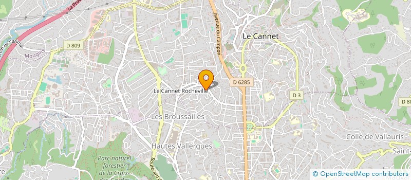 localisation de l'entreprise MONSIEUR FABIEN GONCALVES à LE CANNET