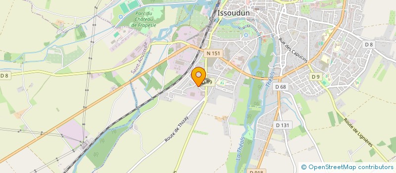 localisation de l'entreprise MONSIEUR FABIEN GONIN à ISSOUDUN