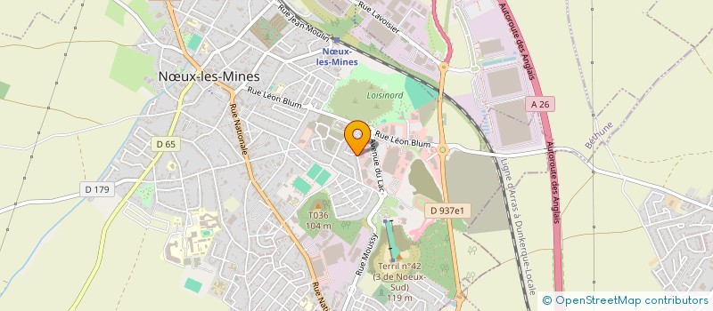 localisation de l'entreprise MONSIEUR FABIEN GORACY  NUX-LES-MINES