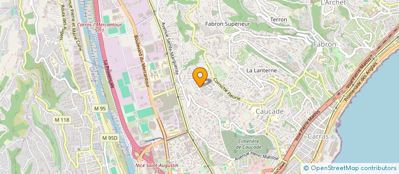 localisation de l'entreprise MONSIEUR FABIEN GOSSA à NICE