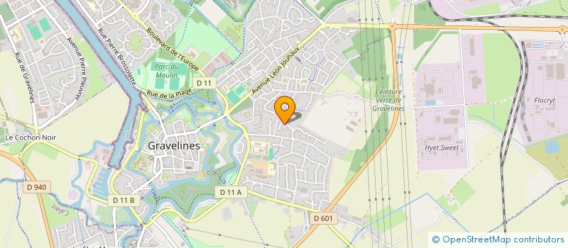 localisation de l'entreprise MONSIEUR FABIEN GOSSELIN à GRAVELINES