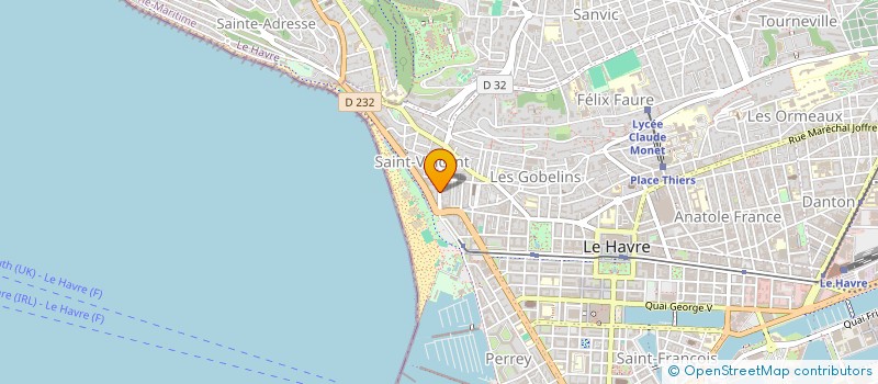 localisation de l'entreprise MONSIEUR FABIEN GOURNAY à LE HAVRE