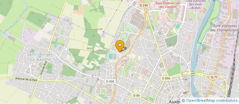 localisation de l'entreprise MONSIEUR FABIEN GRAIN à AUXERRE