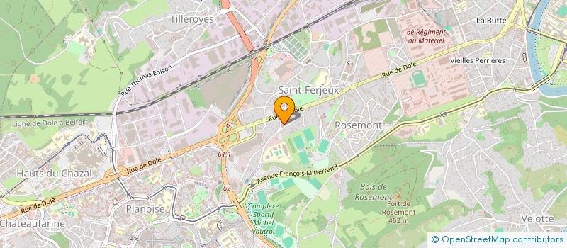 localisation de l'entreprise MONSIEUR FABIEN GRANDJEAN à BESANCON