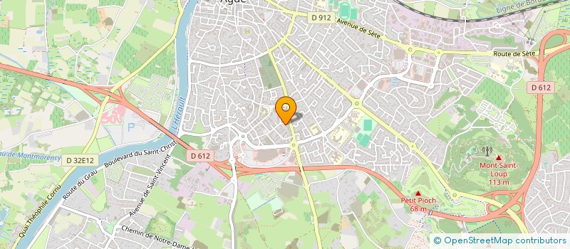 localisation de l'entreprise MONSIEUR FABIEN GRANGE  AGDE