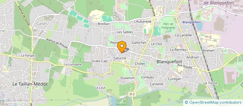 localisation de l'entreprise MONSIEUR FABIEN GRASSY  BLANQUEFORT