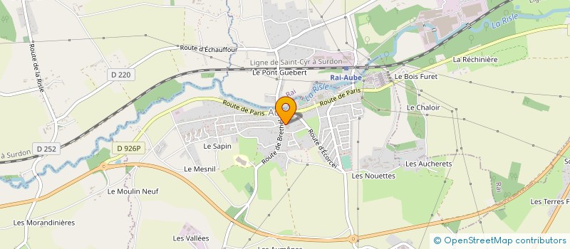 localisation de l'entreprise MONSIEUR FABIEN GRAVELLE à AUBE
